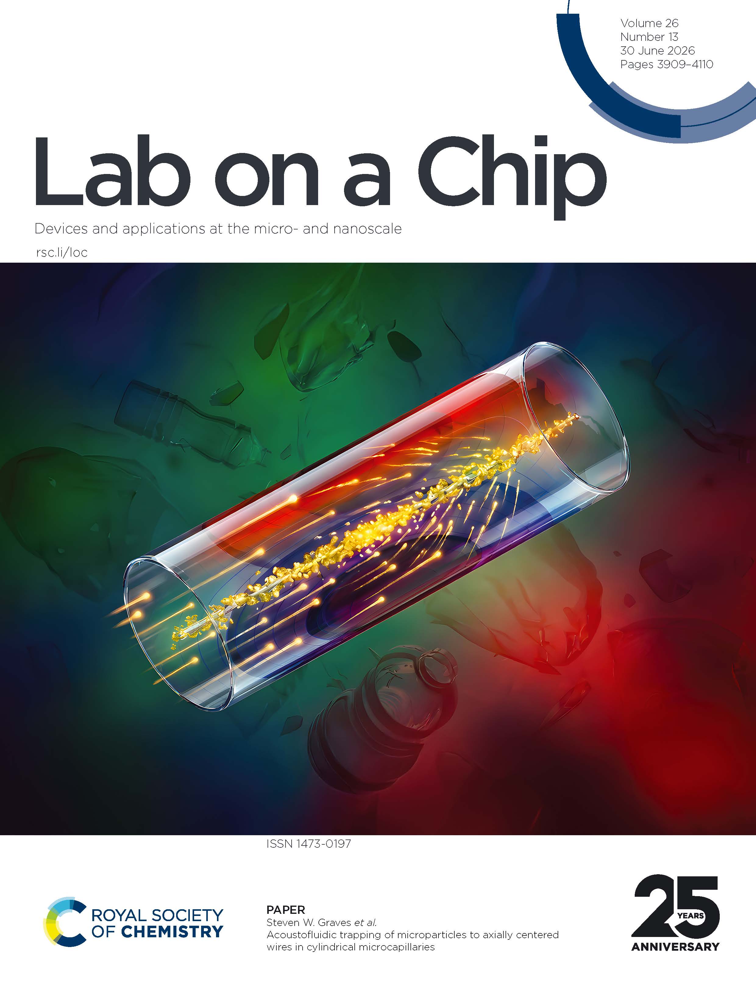 photo: cover of Lab on a Chip